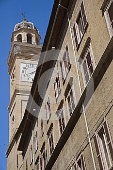 Civic tower. Macerata. Marche.