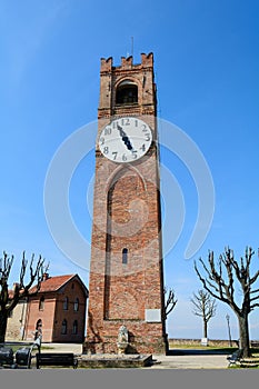 The Civic Tower of Mondovi high
