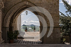 Civic Tower of the Mother Church in Gangi