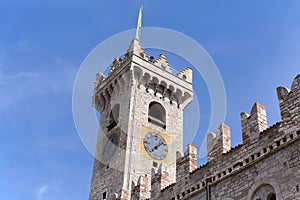 The civic tower in Trento, Italy