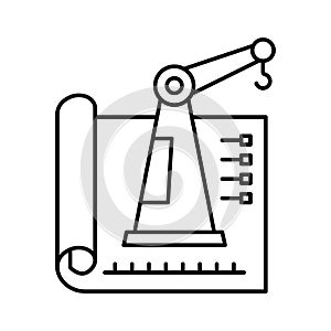 Civil engineering Isolated Vector icon Which can easily modify or edit