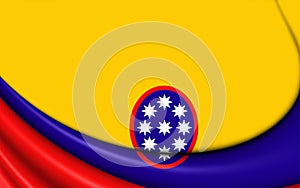 Civil ensign of United States of Colombia