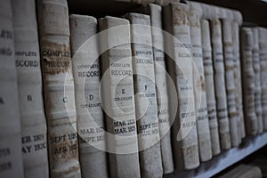 Civil Order Book and Public Records found in a basement of a public library