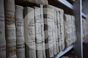 Civil Order Book and Public Records found in a basement of a public library