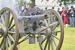 Civil war cannon