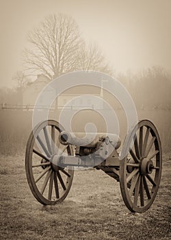 Civil war cannon