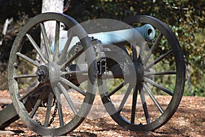 Civil War Cannon on display in Chickamauga Georgia