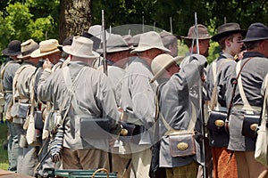 Civil War re-enactment