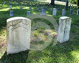 Civil War Tombstones