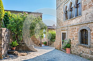 Civita di Bagnoregio, the famous `dying city` in Viterbo Province, Lazio Italy.