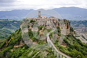 Civita di Bagnoregio, Italy - Panorama photo