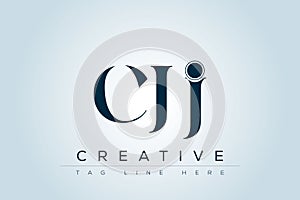 CJJ abstract letter logo