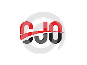 CJO Letter Initial Logo Design Vector Illustration photo