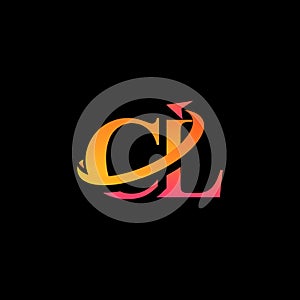 CL aerospace creative logo design