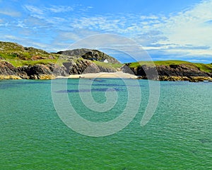 Clachtoll beach on North Coast 500 Scottish Highlands