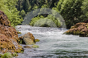 Clackamas River in MT Hood National Forest