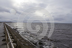 Claddagh Galway view from Mutton Island