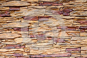 Cladding of stone wall