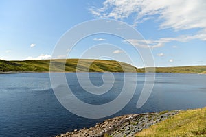 Claerwen Dam near Elan The Cambrian Mountains