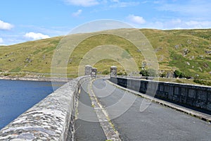 Claerwen Dam near Elan The Cambrian Mountains