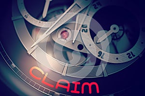 Claim on the Automatic Wristwatch Mechanism. 3D.