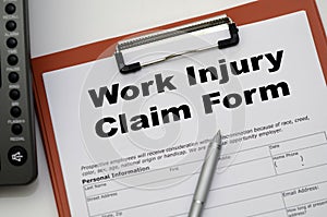 Claim form