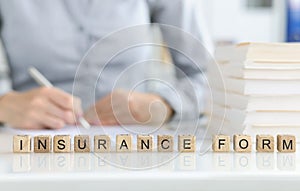 Claim form to fill out and insurance agent