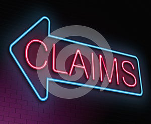 Claims concept.