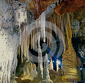 Clamouse cave, herault, france