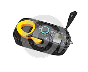 Clamp Amp meter for electrical tester that combines a voltmeter with a clamp type current meter multi-functional