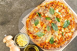 Clams pizza - Italian food