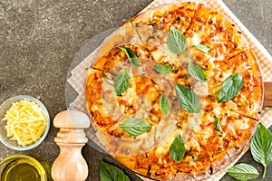 Clams pizza - Italian food