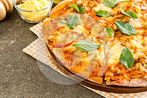 Clams pizza - Italian food