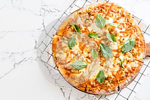 Clams pizza - Italian food