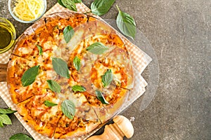 Clams pizza - Italian food