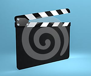 Clapboard cinema clap action film