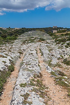 Clapham Junction cart ruts malta photo