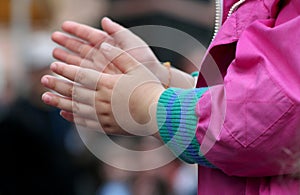 Claping hands