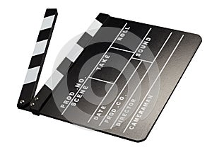 Clapperboard for film photography