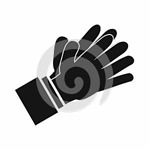 Clapping applauding hands icon, simple style