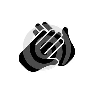 Clapping hand icon vector design trendy