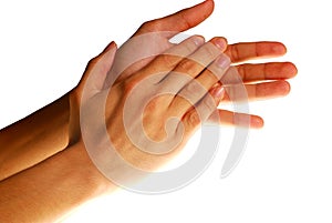 Clapping hands