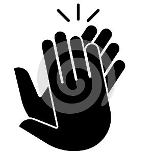 Clapping hands vector illustration by crafteroks