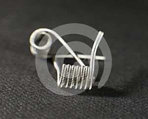 Clapton coil build for vaping rebuildable atomizer