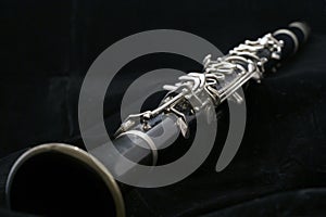 Clarinet on Black