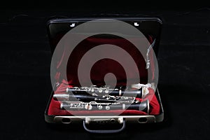 Clarinet in case