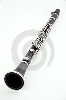 Clarinet Isolated on White