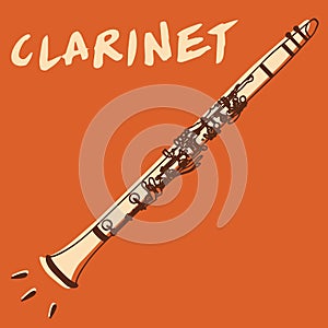 Clarinet vector