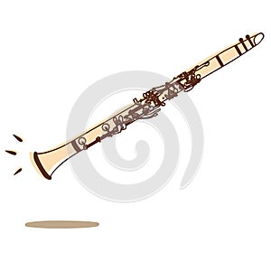 Clarinet vector