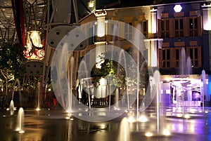 Clarke Quay Night Fountains